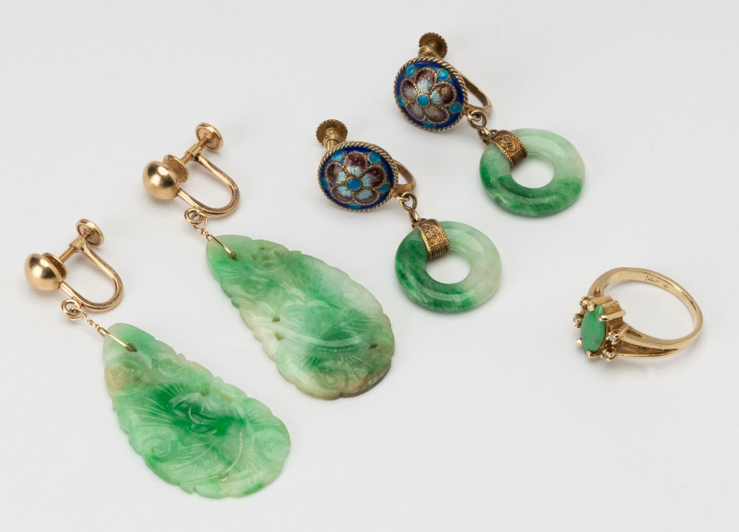 Jade ​Stone Earrings